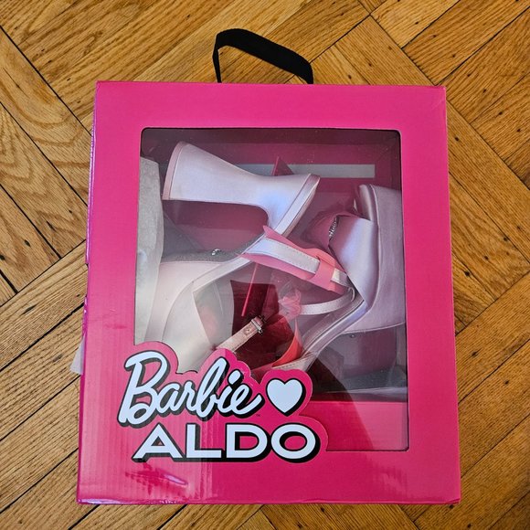 Aldo x Barbie Pink Platform Sold Out Limited Edition Shoes NWT - Picture 3 of 9